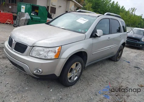 2008 Pontiac Torrent из США, поврежденный, VIN 2CKDL33F186321664